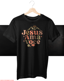 Nome do produto T-Shirt Unissex - Jesus ama você 