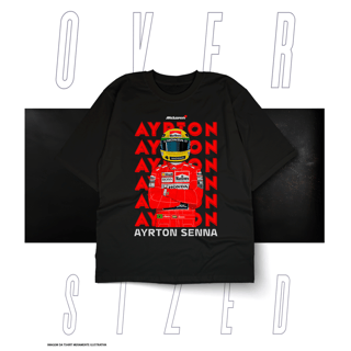 Oversized Básica - Ayrton Senna F1