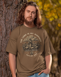 T-Shirt Oversized Unissex - The lord is my shephered
