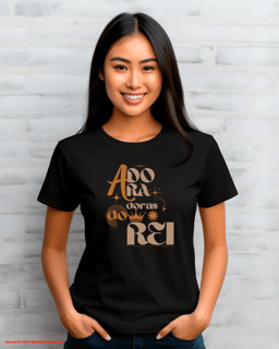 Nome do produto T-Shirt Feminina - Adoradoras do rei