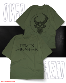 Nome do produto Demon Hunter - Cristã Band Oversized Unissex 