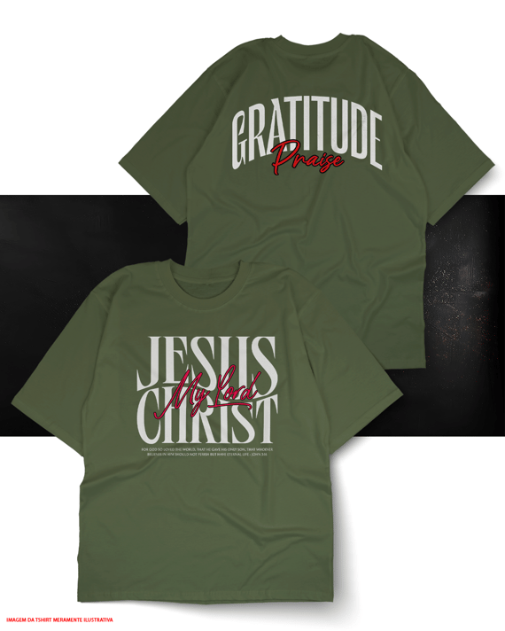 T-Shirt Oversized Unissex - Jesus Christ