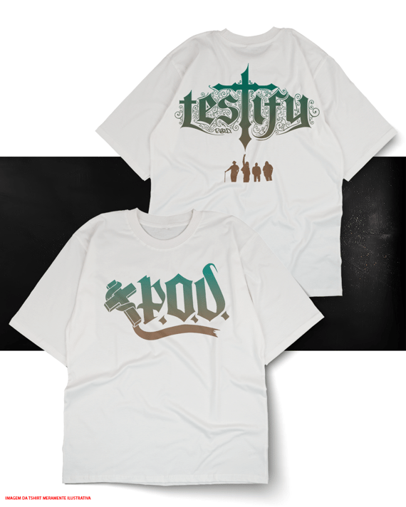 Payable On Death - POD - Cristã Band Oversized Unissex