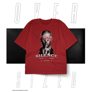 Nome do produto Oversized Básica Street Wear - Silence