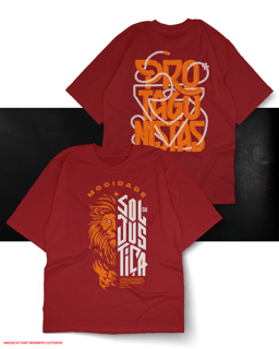 Nome do produto T-Shirt Oversized Unissex - Sol da justiça 