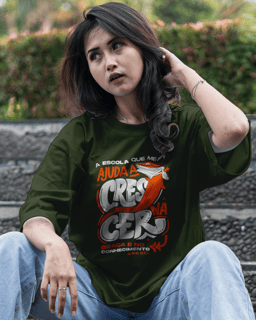 Nome do produto T-Shirt Oversized Unissex - Ajuda a crescer