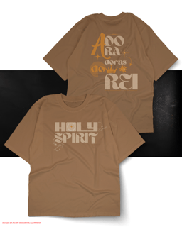 Nome do produto T-Shirt Oversized Unissex - Adoradoras do rei