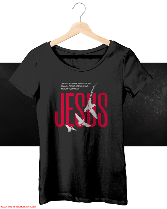 T-Shirt Feminina - Living Jesus