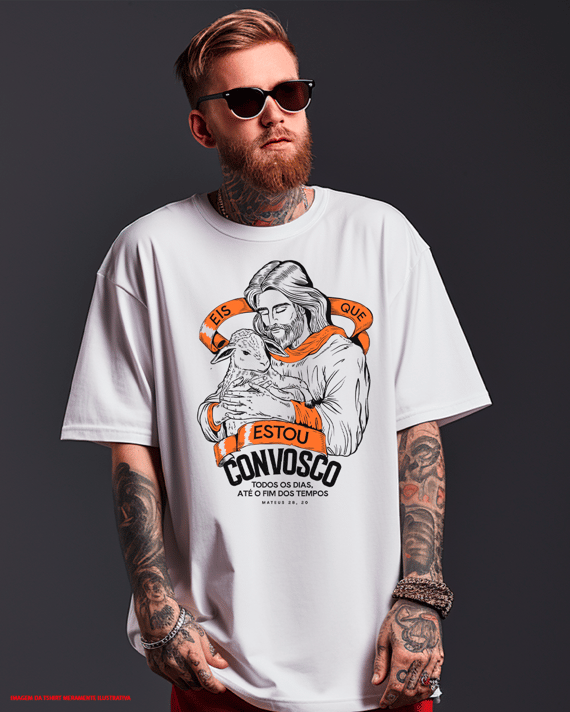 T-Shirt Oversized Unissex - Eis que estou convosco