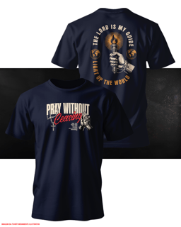 Nome do produto T-Shirt Unissex Premium - Pray without ceasing