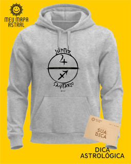 Nome do produto Moletom Sagitário/Júpiter Gráfico