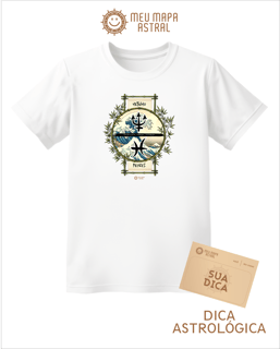 Nome do produto Camiseta Peixes/Netuno Ilustrada