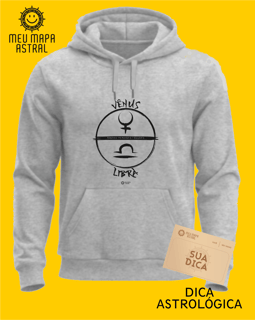 Nome do produto Moletom Libra/Vênus Gráfico