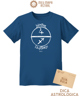 Nome do produto Camiseta Sagitário/Júpiter Gráfica