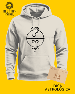 Nome do produto Moletom Áries/Marte Gráfica