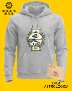 Nome do produto Moletom Câncer/Lua Ilustrado