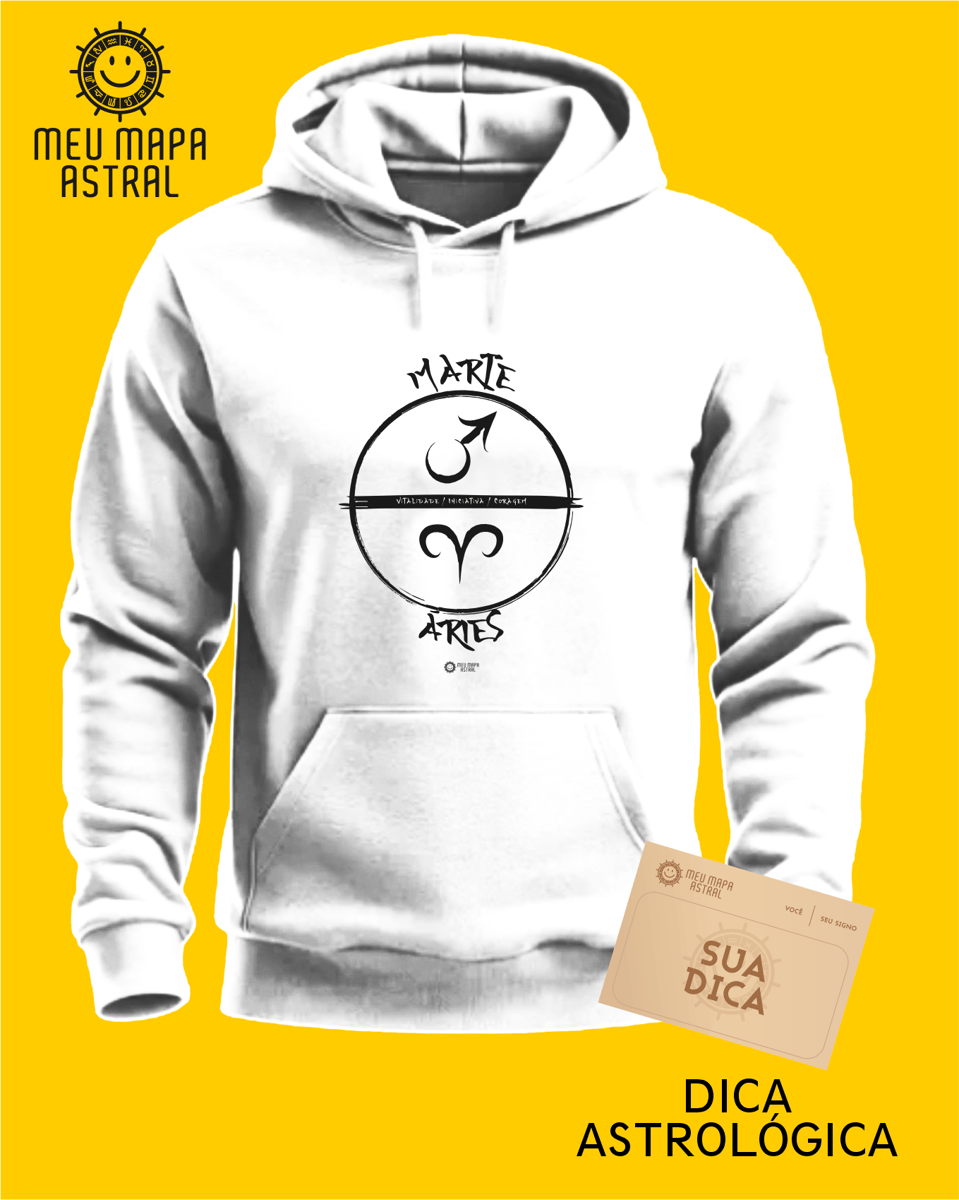 Nome do produto: Moletom Áries/Marte Gráfica