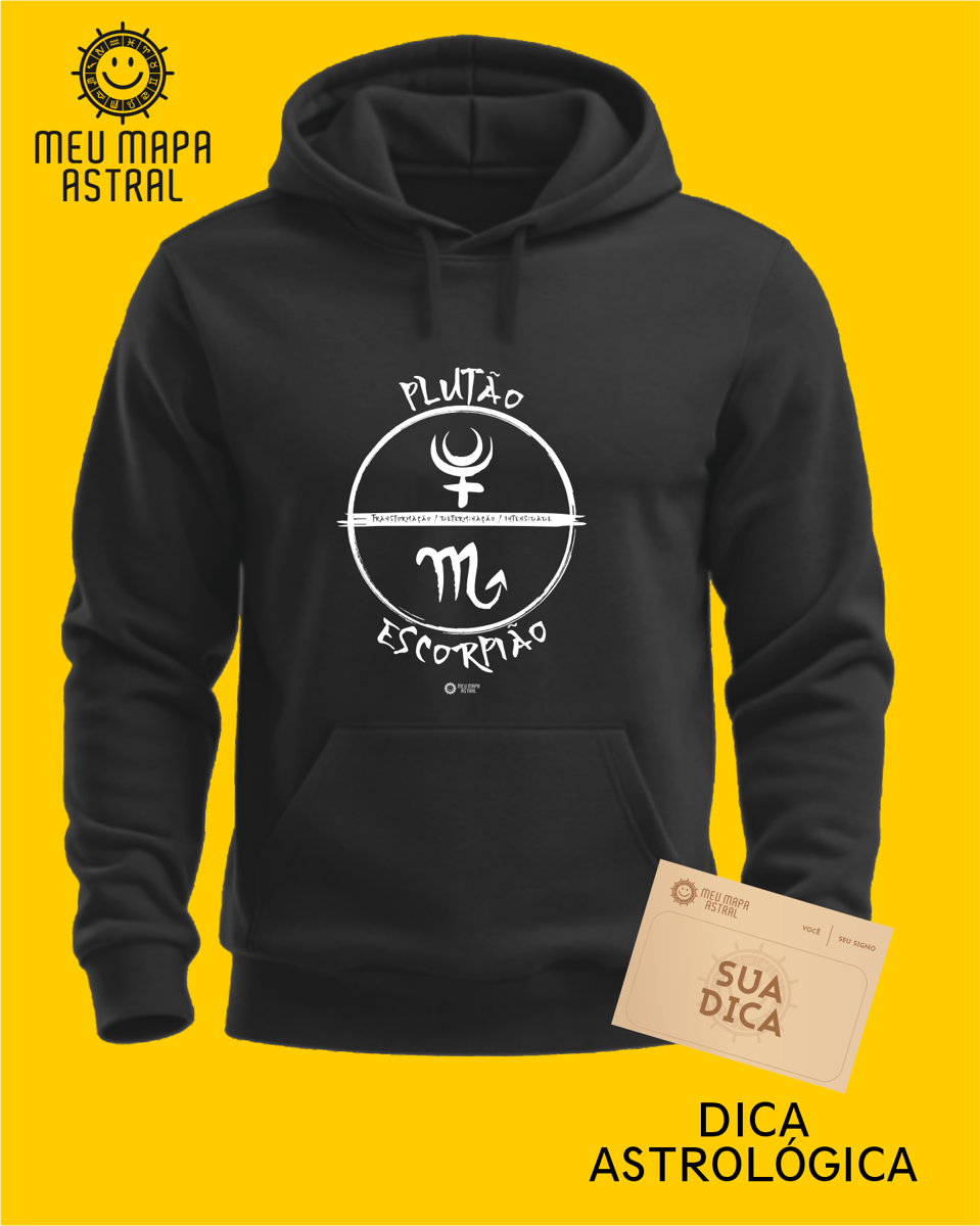 Nome do produto: Moletom Escorpião/Plutão Gráfico