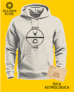 Nome do produto Moletom Libra/Vênus Gráfico