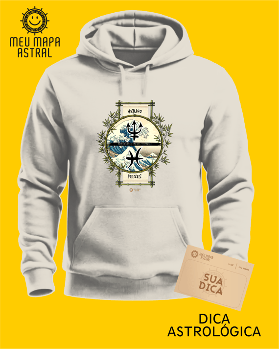 Moletom Peixes/Netuno Ilustrado