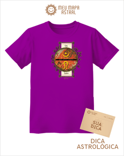 Nome do produto Camiseta Leão/Sol Ilustrada