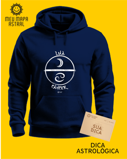 Nome do produto Moletom Câncer/Lua Gráfico