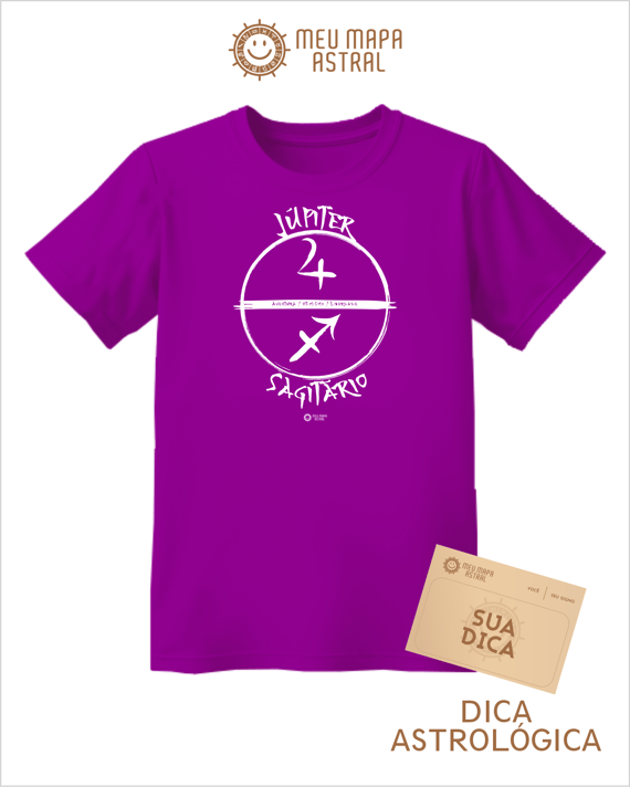 Camiseta Sagitário/Júpiter Gráfica