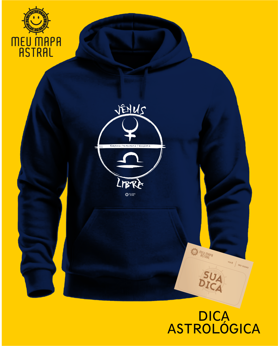 Nome do produto: Moletom Libra/Vênus Gráfico