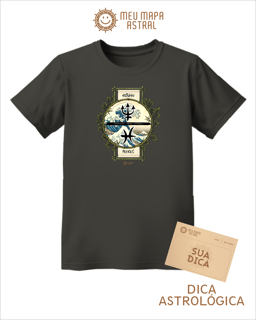 Nome do produto Camiseta Peixes/Netuno Ilustrada