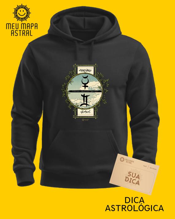 Moletom Gêmeos/Mercúrio Gráfico