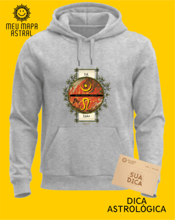 Nome do produto Moletom Leão/Sol Ilustrado