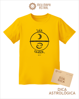 Nome do produto Camiseta Câncer/Lua Gráfica