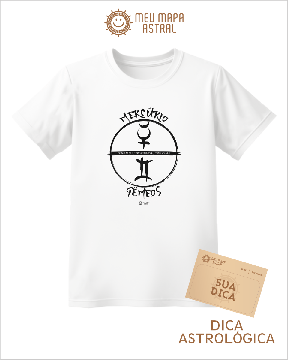 Nome do produto: Camiseta Gêmeos/Mercúrio Gráfica