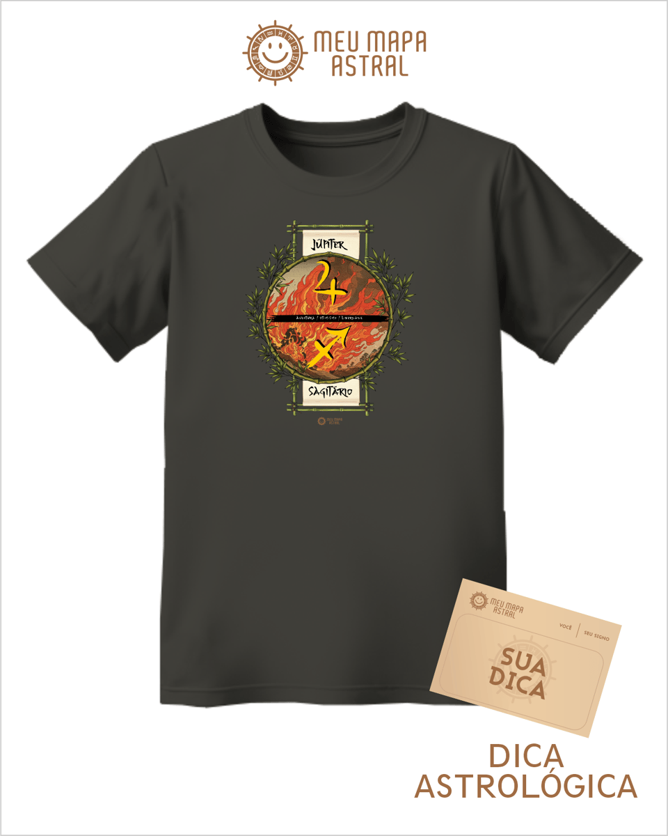Nome do produto: Camiseta Escorpião/Plutão Ilustrada