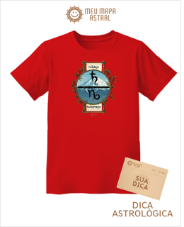 Nome do produto Camiseta Capricórnio/Saturno Ilustrada