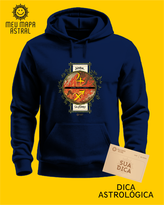 Moletom Sagitário/Júpiter Ilustrado