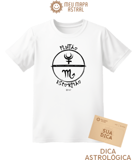 Nome do produto Camiseta Escorpião/Plutão Gráfica