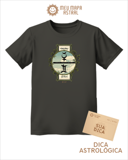 Nome do produto Camiseta Gêmeos/Mercúrio Ilustrada