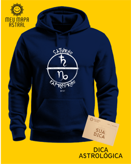 Nome do produto Moletom Capricórnio/Saturno Gráfico