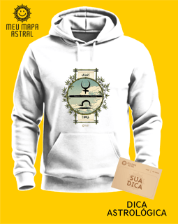 Nome do produto Moletom Libra/Vênus Ilustrado