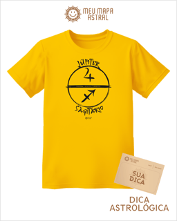 Nome do produto Camiseta Sagitário/Júpiter Gráfica
