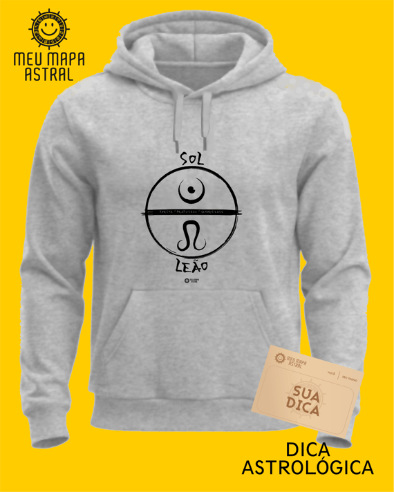 Moletom Leão/Sol Gráfico