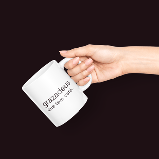 Xícara Grazadeus que tem café