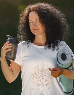 Nome do produtoT-Shirt Classic branca — Serenidade em Movimento — Coleção Presença 