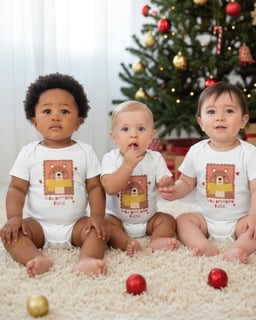 Nome do produtoBody Infantil Urso – Meu Primeiro Natal