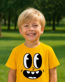 Camiseta Infantil Happy Feeling — Alegria em Cores
