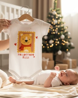 Nome do produtoBody Infantil Oncinha – Meu Primeiro Natal