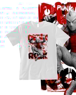 Nome do produto Camiseta Spider Punk Rock