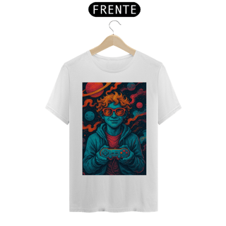 Nome do produto Camiseta Nerd Gamer Cósmico
