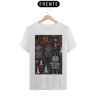 Nome do produto Camiseta Nerd Robôs Retrô